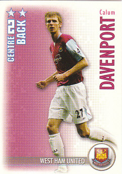 Calum Davenport West Ham United 2006/07 Shoot Out #427